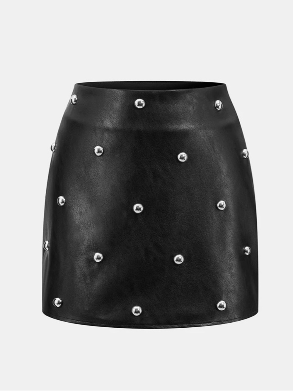 NWT 🖤 Commense Leather Studded Skort